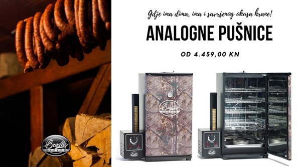 Pripremite vrhunske dimljene specijalitete s Bradley Smoker pušnicama!